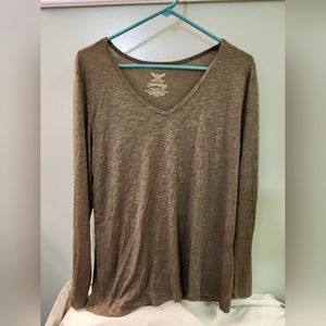 Faded glory 2XL tan long sleeve